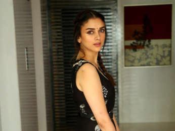 Aditi Rao Hydari snapped at media interactions for her South Indian film 'Sammohanam'
