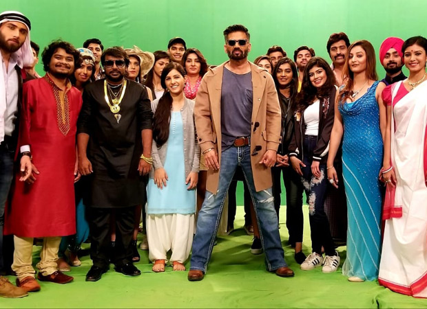 After 18 years, Suniel Shetty not only has taken up singing but also rapping