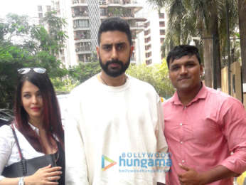 Aishwarya Rai Bachchan and Abhishek Bachchan snapped at BKC