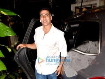 Akshay Kumar and Anil Kapoor spotted at Sunny Super Sound in Juhu