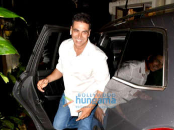 Akshay Kumar and Anil Kapoor spotted at Sunny Super Sound in Juhu