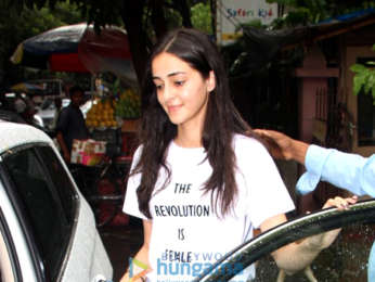 Ananya Pandey spotted in Bandra
