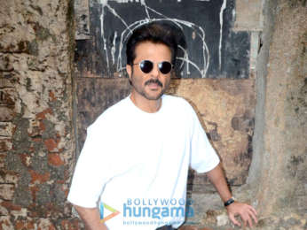 Anil Kapoor and Bobby Deol snapped during media interview for Race 3 at Mehboob Studio