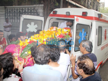Anil Sharma's mother's funeral