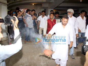 Anil Sharma's mother's funeral