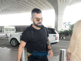 Anushka Sharma snapped dropping Virat Kohli at the Mumbai airport