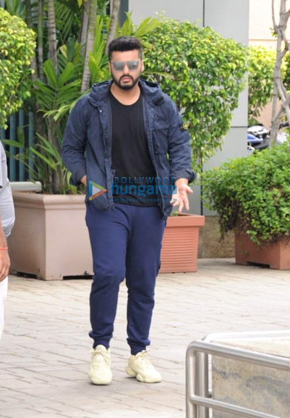 Arjun Kapoor snapped arriving post a brand shoot