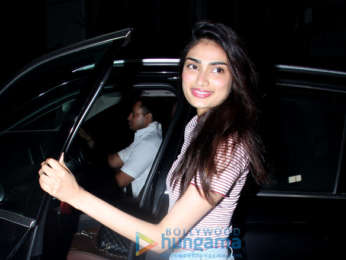 Athiya Shetty snapped at The Korner House in Bandra