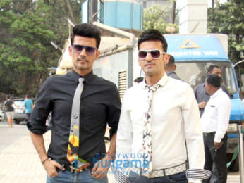 Cast of Race 3 arrive for the launch of the track 'Allah Duhai Hai'