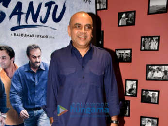 Cast of Sanju snapped during media interviews