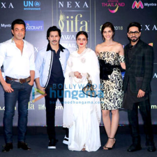 Celebs attend the IIFA 2018 press conference at J W Marriott in Juhu