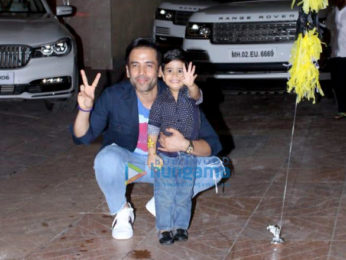 Celebs grace Tusshar Kapoor's son Laksshya's birthday party