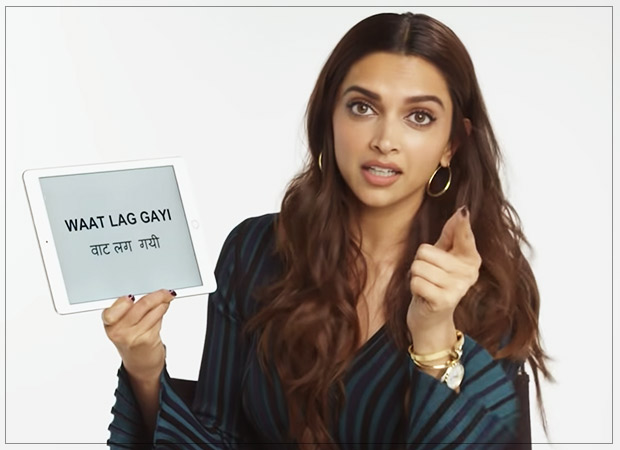 Deepika Padukone explains craziest HINDI SLANG words to Americans in this latest video Deepika Padukone explains craziest HINDI SLANG words to Americans in this latest video