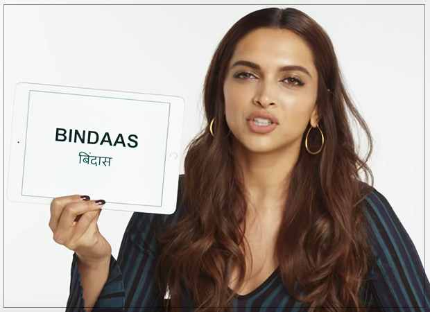 Deepika Padukone explains craziest HINDI SLANG words to Americans in this latest video Deepika Padukone explains craziest HINDI SLANG words to Americans in this latest video