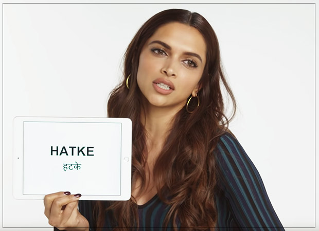 Deepika Padukone explains craziest HINDI SLANG words to Americans in this latest video Deepika Padukone explains craziest HINDI SLANG words to Americans in this latest video