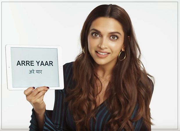 Deepika Padukone explains craziest HINDI SLANG words to Americans in this latest video Deepika Padukone explains craziest HINDI SLANG words to Americans in this latest video