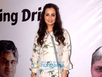 Dia Mirza and Rouble Nagi attend Milind Deora's anti-plastic event