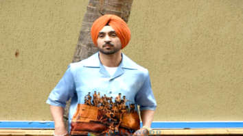 Diljit Dosanjh snapped promoting his film Soorma