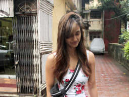 Disha Patani spotted at a salon in Bandra