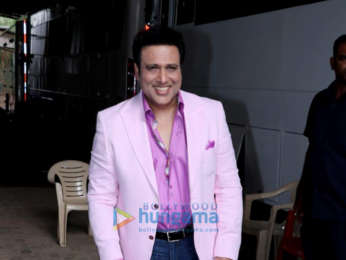 Govinda and Madhuri Dixit snapped on the sets of Dance Deewane in Film City