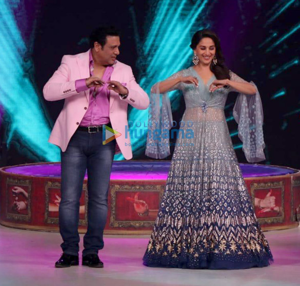 govinda and madhuri dixit snapped on the sets of dance deewane in film city 5