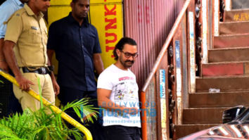 Aamir Khan spotted after the spa session in Bandra