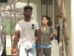 Ishaan Khatter, Janhvi Kapoor and Shashank Khaitan snapped at Sunny Super Sound in Juhu