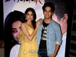 Ishaan Khatter and Janhvi Kapoor snapped at press conference of the song launch from Dhadak