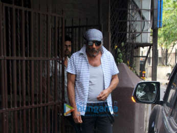 Jackie Shroff snapped at Shankar Mahadevan's dubbing studio in Mumbai