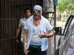 Jackie Shroff snapped at Shankar Mahadevan’s dubbing studio in Mumbai