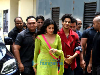 Janhvi Kapoor, Ishaan Khatter and others arrive for the trailer launch of 'Dhadak'