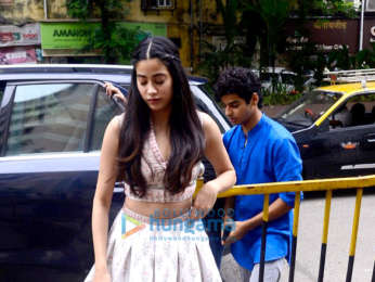 Janhvi Kapoor, Ishaan Khatter and others snapped in Mumbai