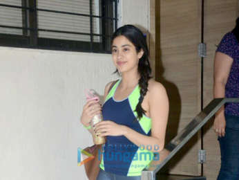 Janhvi Kapoor snappd at the Matrix office in Bandra