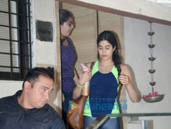 Janhvi Kapoor snappd at the Matrix office in Bandra