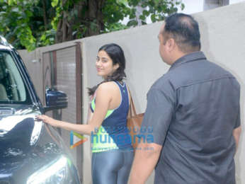 Janhvi Kapoor snappd at the Matrix office in Bandra