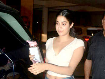 Janhvi Kapoor snapped at Manish Malhotra's house