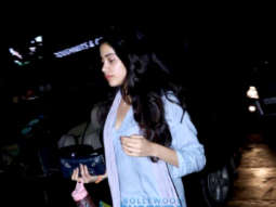 Janhvi Kapoor spotted at clinic in Juhu