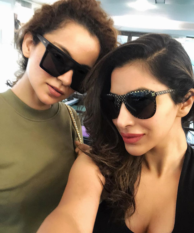 Kangana Ranaut sweats it out in the gym with her gum buddy Sophie Choudry in London