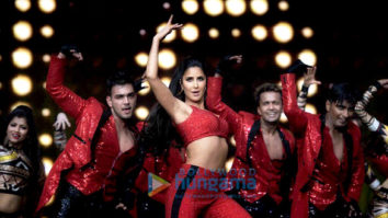 Katrina Kaif snapped on stage at the DaBangg Tour in Atlanta
