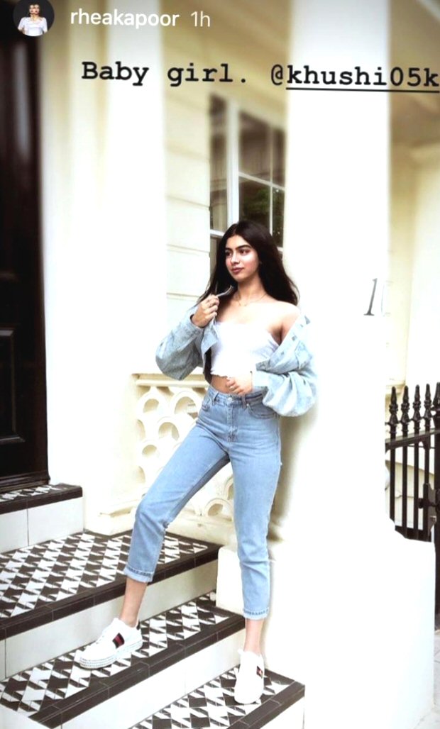 Khushi Kapoor’s stunning picture shared by Rhea Kapoor proves that she is a SUPERMODEL in making