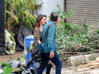 Madhuri Dixit, Ajay Devgn and Anil Kapoor snapped on the location of 'Total Dhamaal'