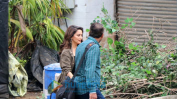 Madhuri Dixit, Ajay Devgn and Anil Kapoor snapped on the location of ‘Total Dhamaal’