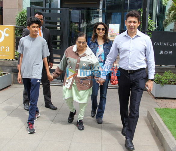 madhuri dixit and family snapped at bkc 1