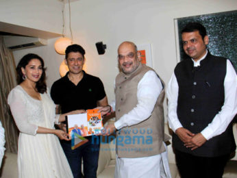 Madhuri Dixit snapped meeting Amit Shah