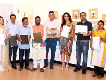Mahima Chaudhry, Pooja Bedi, Sanjeev Kapoor & others grace Prabhakar Singh's art show 'Ensemble'