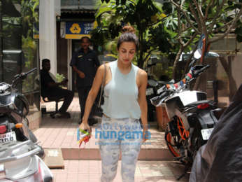 Malaika Arora snapped outside her gym