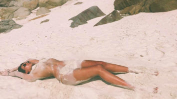 HOT! Mandana Karimi turns up the heat as she goes topless on the beach