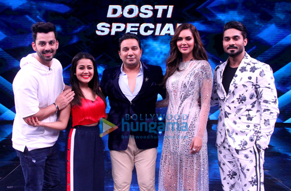 neha kakkar and himansh kohli snapped on the sets of the show high fever 1
