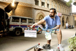 On The Sets Of The Movie Prasthaanam Remake
