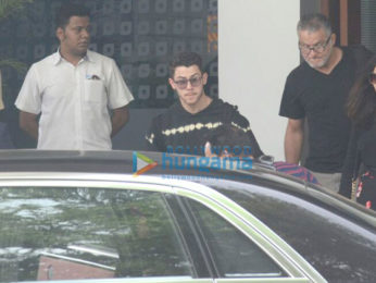 Priyanka Chopra and Nick Jonas snapped at the Kalina airport gate